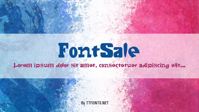 FontSale example