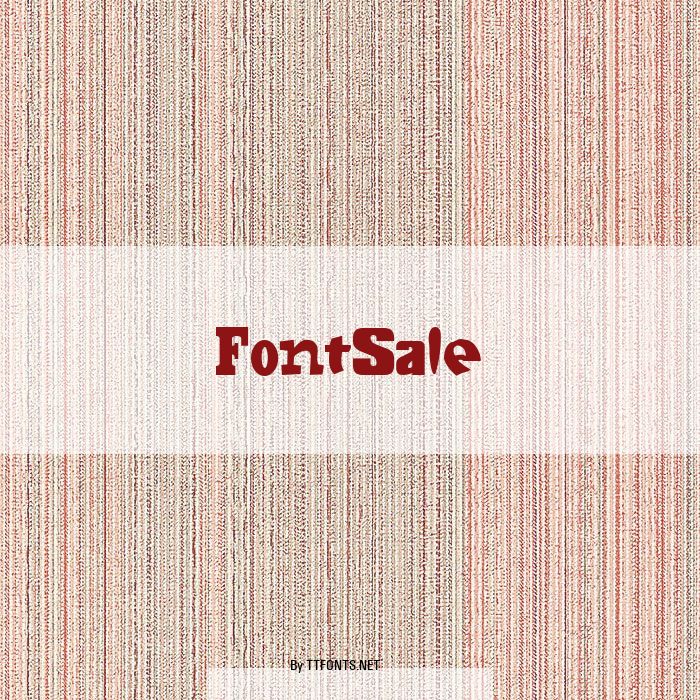 FontSale example