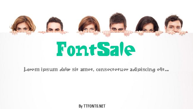 FontSale example