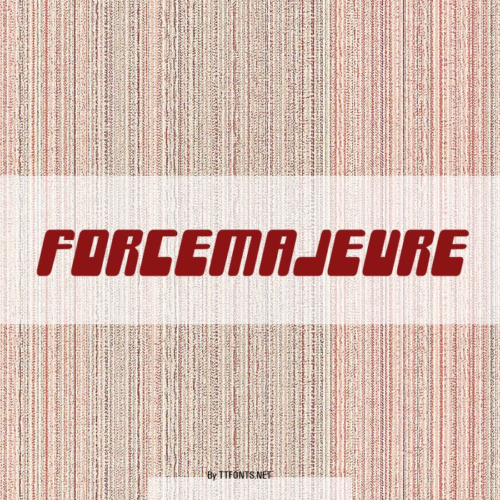 ForceMajeure example