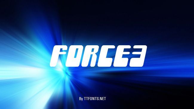 FORCE3 example