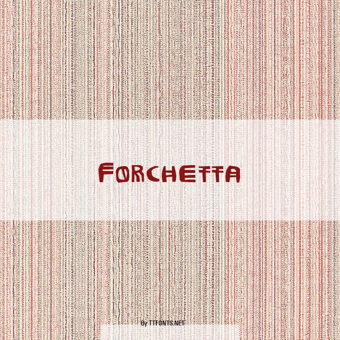 Forchetta example