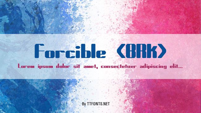 Forcible (BRK) example