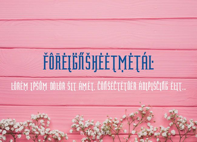 ForeignSheetMetal example