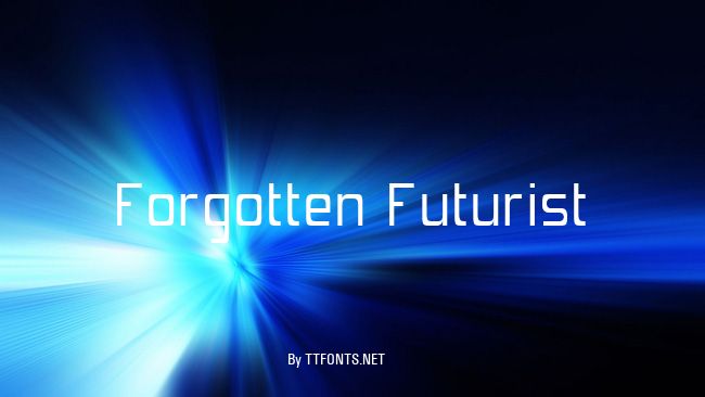 Forgotten Futurist example