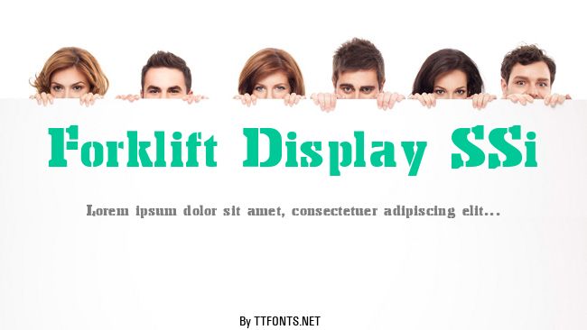 Forklift Display SSi example