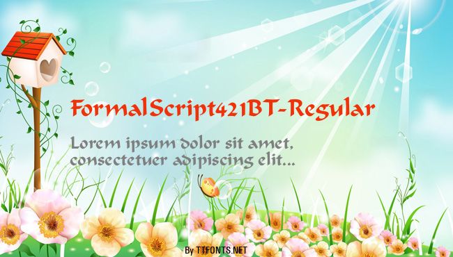 FormalScript421BT-Regular example