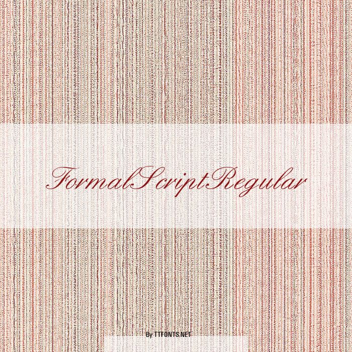 FormalScriptRegular example