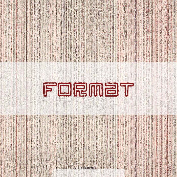 Format example