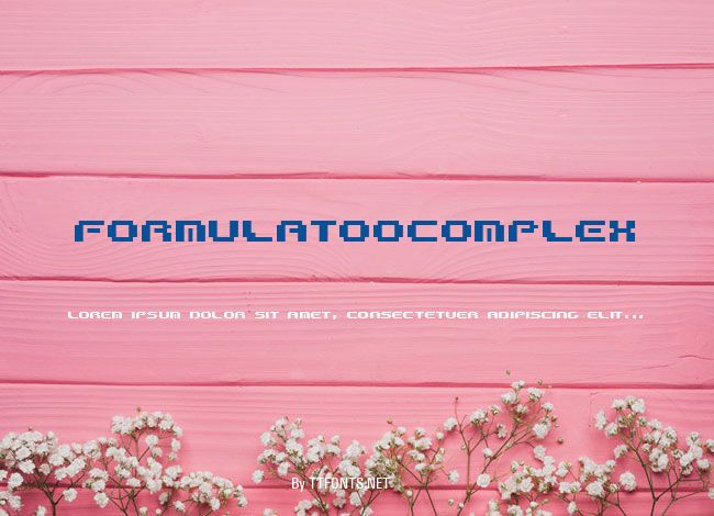 Formulatoocomplex example