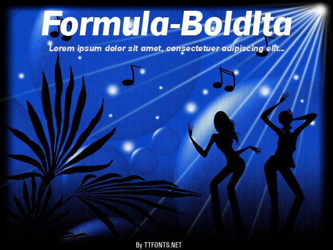 Formula-BoldIta example