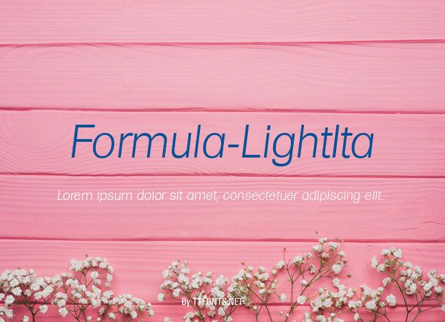 Formula-LightIta example