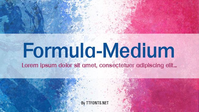 Formula-Medium example