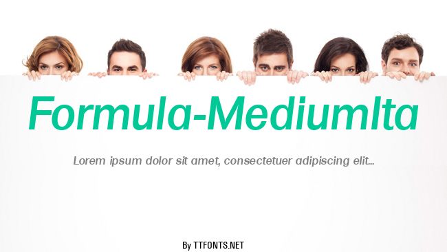 Formula-MediumIta example