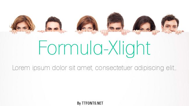 Formula-Xlight example