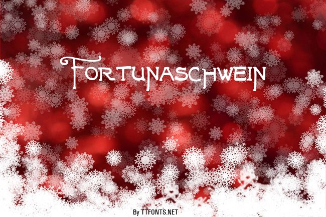 Fortunaschwein example