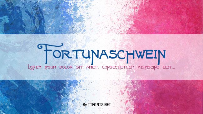 Fortunaschwein example
