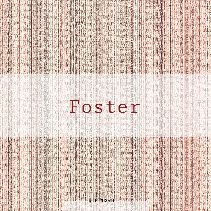 Foster example