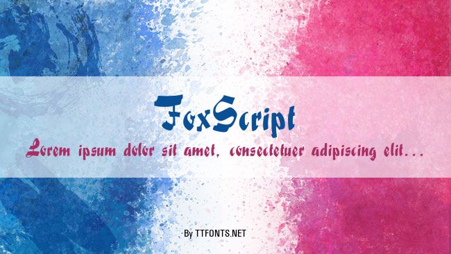FoxScript example
