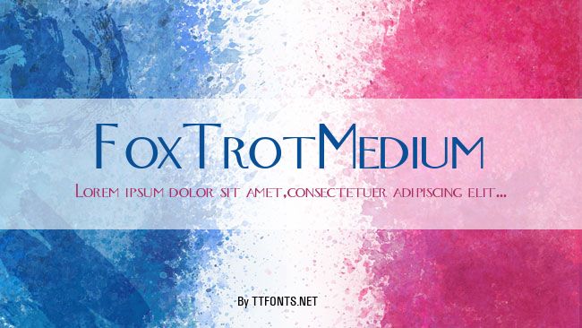 FoxTrotMedium example