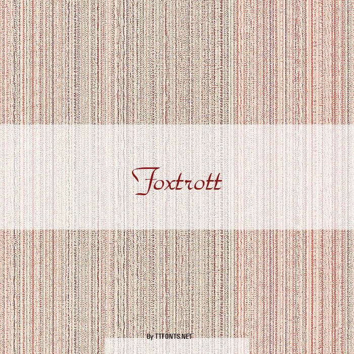 Foxtrott example