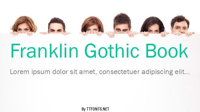Franklin Gothic Book example