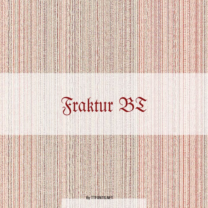 Fraktur BT example