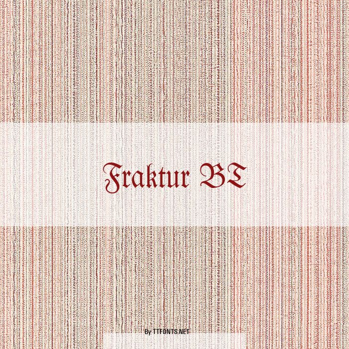 Fraktur BT example