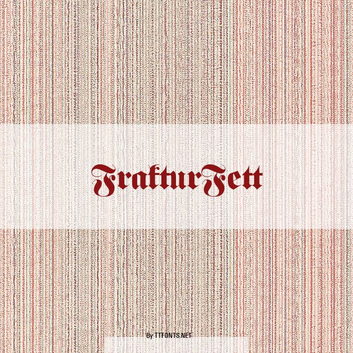 FrakturFett example