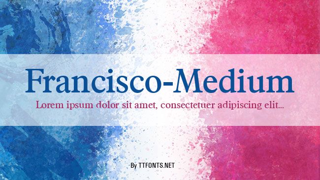 Francisco-Medium example