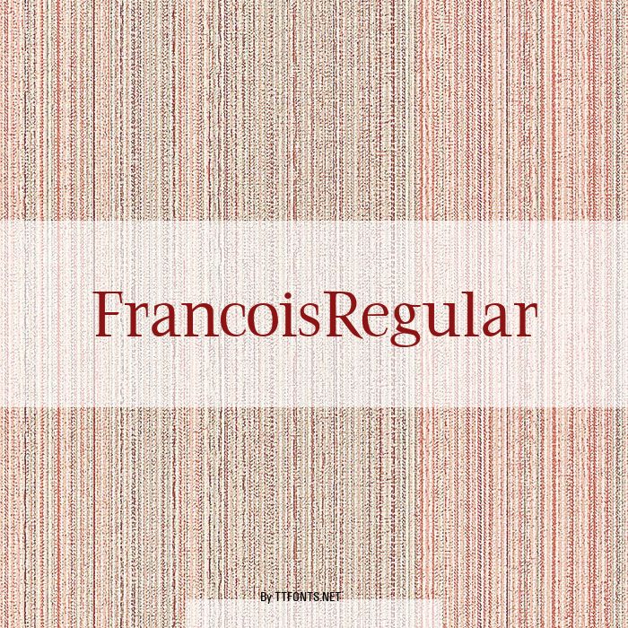 FrancoisRegular example