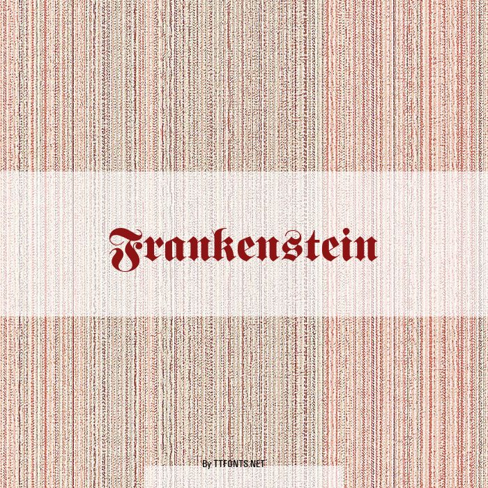 Frankenstein example
