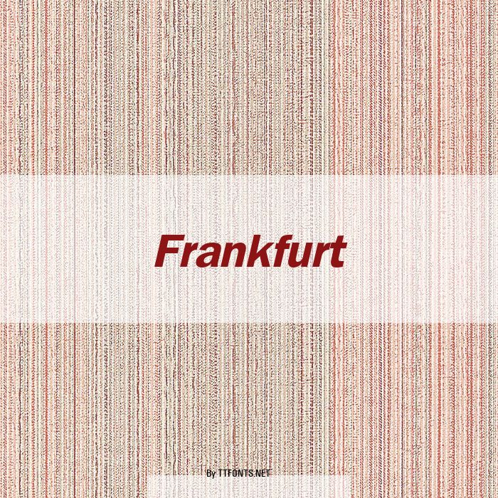 Frankfurt example