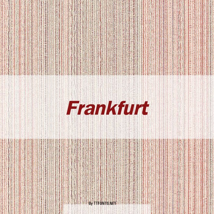 Frankfurt example