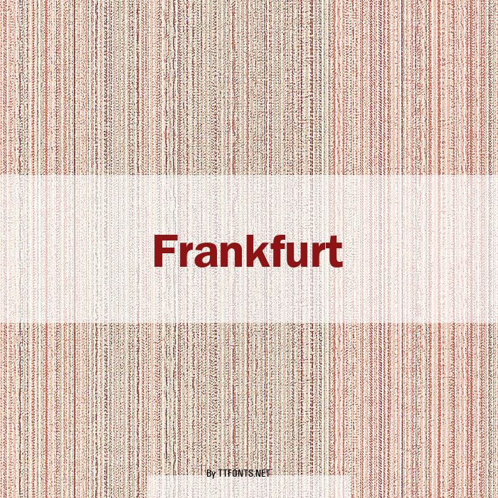 Frankfurt example
