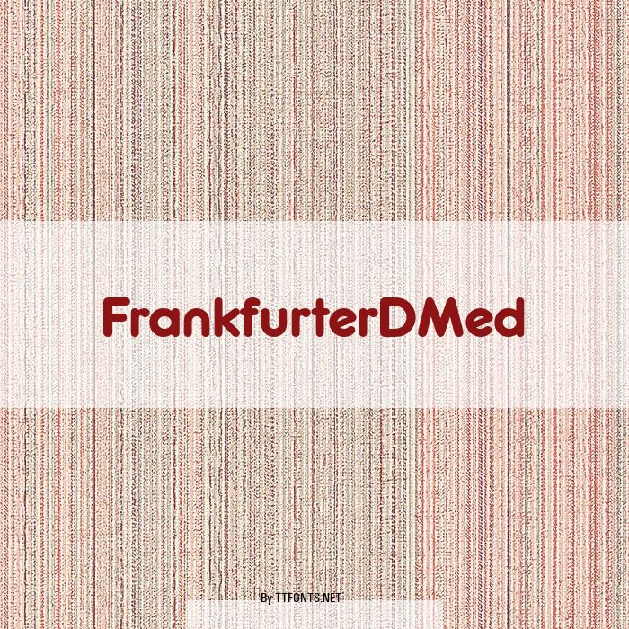 FrankfurterDMed example