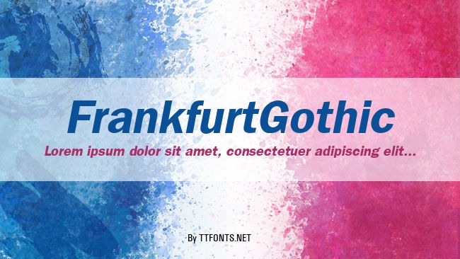 FrankfurtGothic example