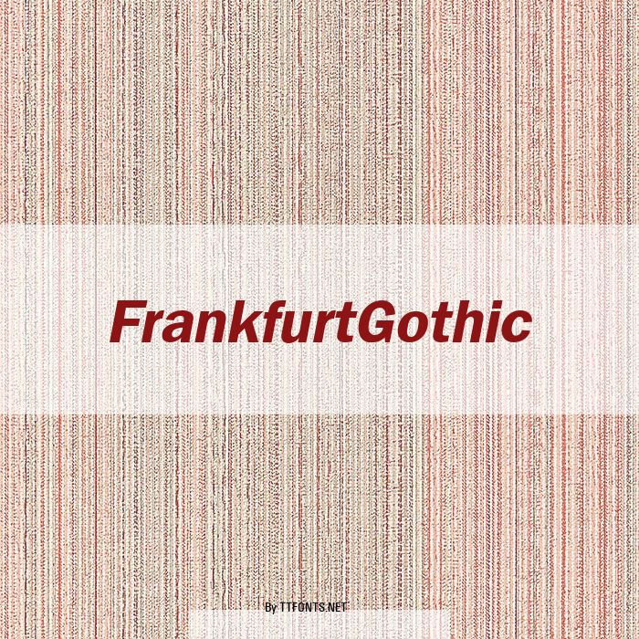 FrankfurtGothic example
