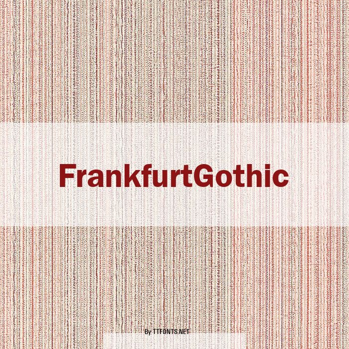 FrankfurtGothic example