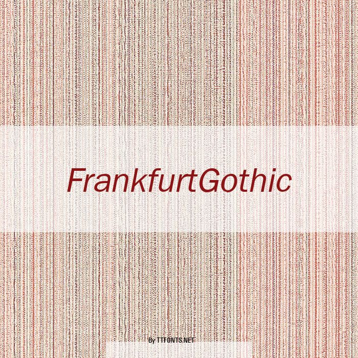 FrankfurtGothic example