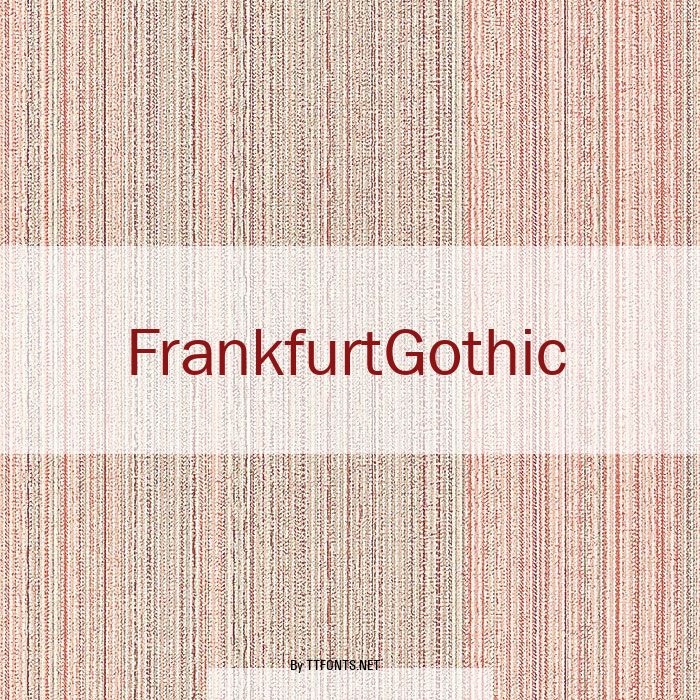 FrankfurtGothic example