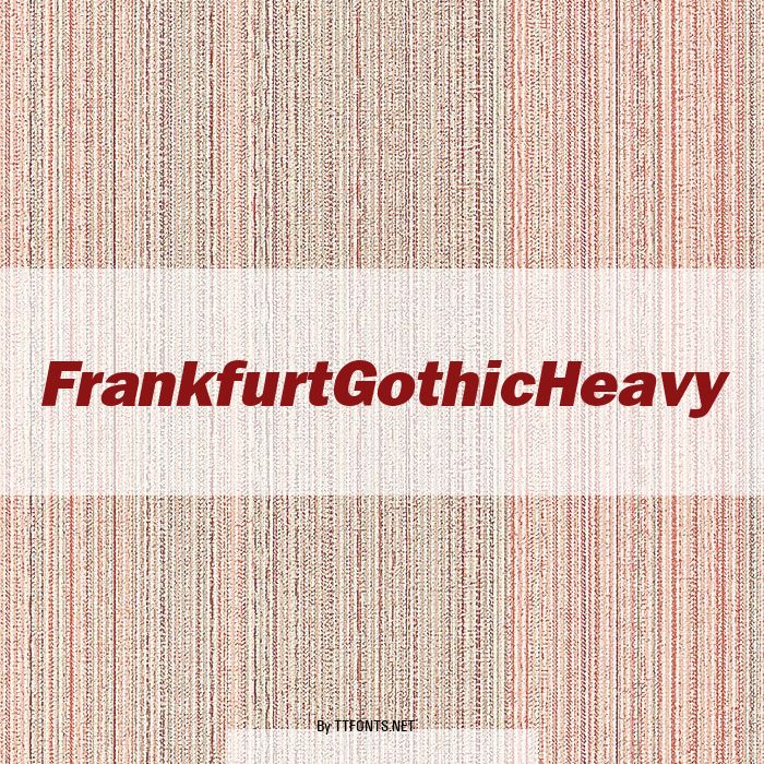 FrankfurtGothicHeavy example