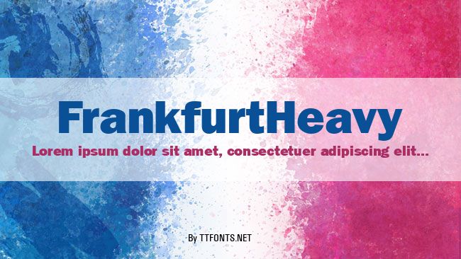 FrankfurtHeavy example