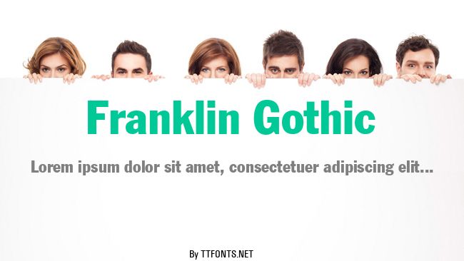 Franklin Gothic example