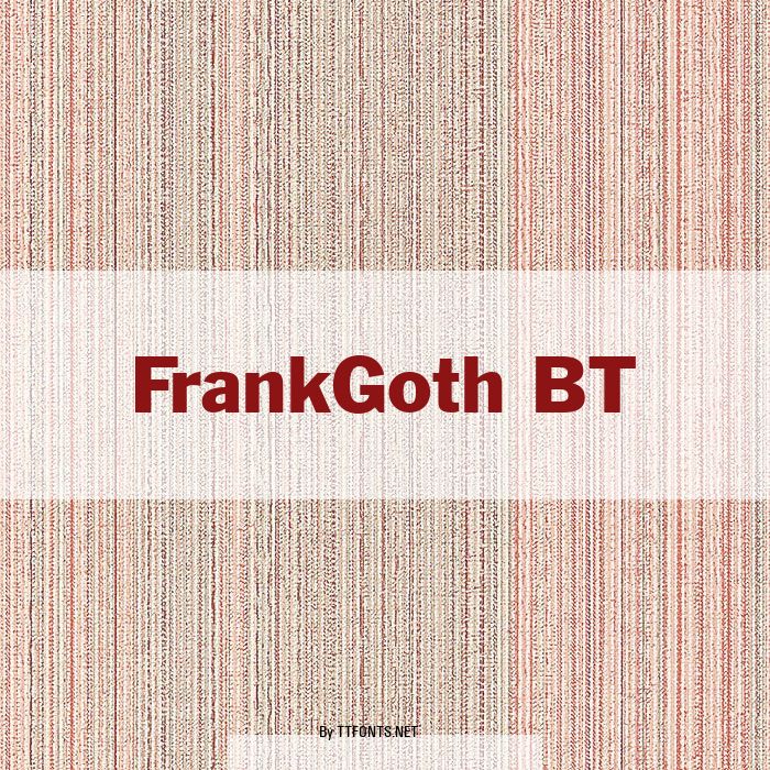 FrankGoth BT example