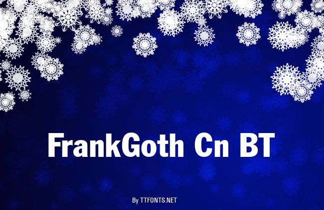 FrankGoth Cn BT example