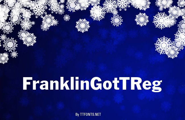 FranklinGotTReg example