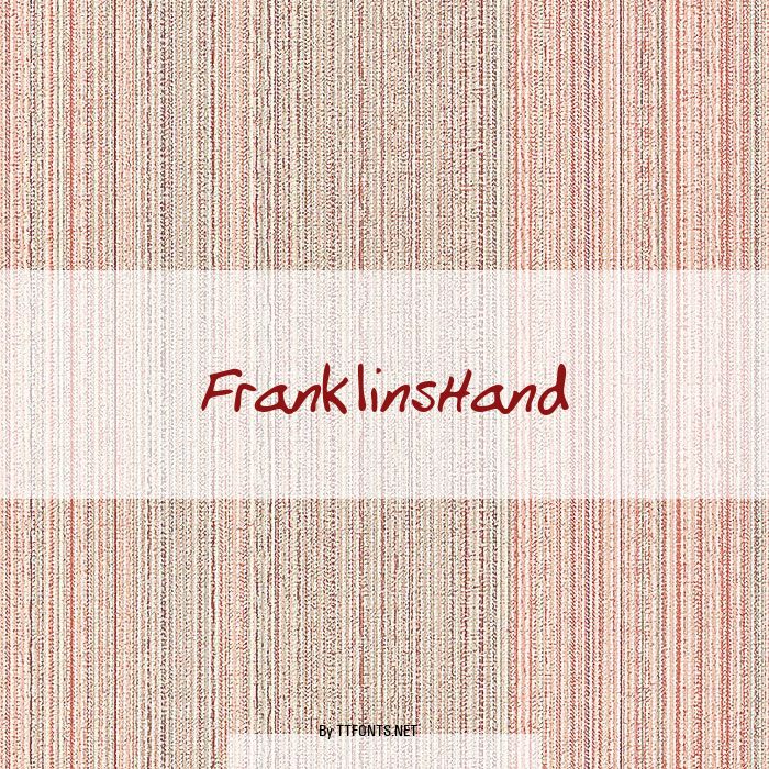 FranklinsHand example