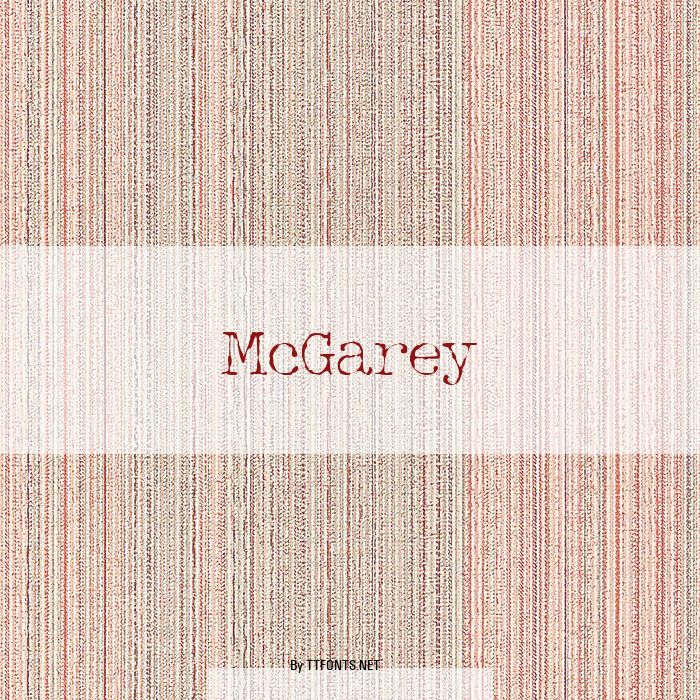 McGarey example