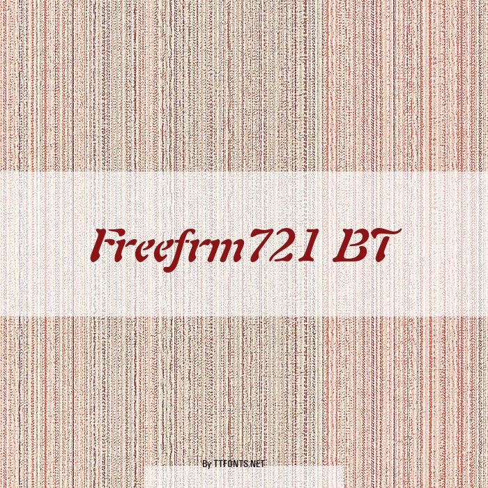 Freefrm721 BT example